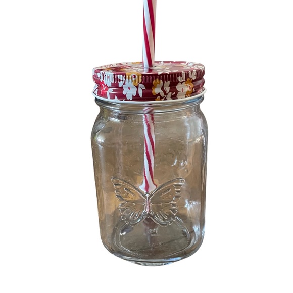 The Pioneer Woman Other - The Pioneer Woman Drinking Mason jars with lids and straws NWOT set of 4